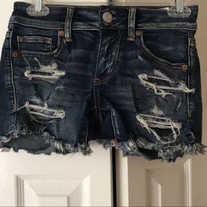 American Eagle super stretch midi shorts